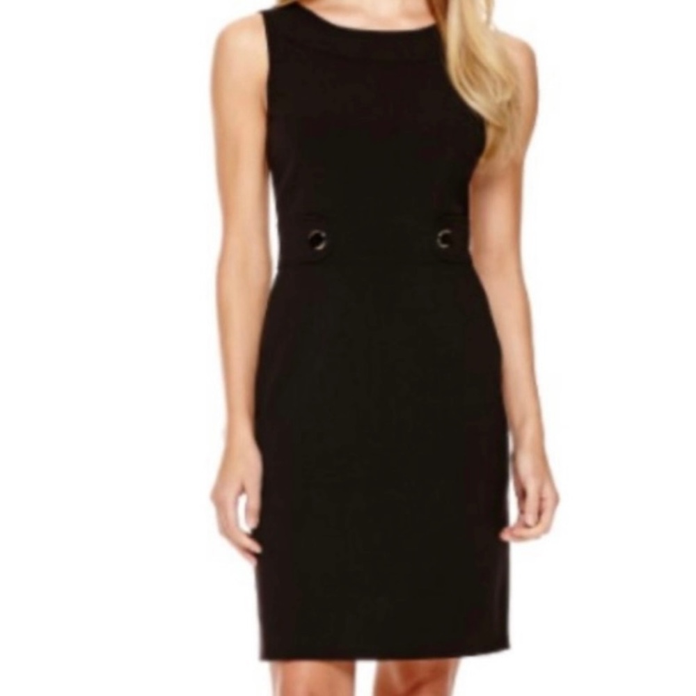 Chelsea Rose Sleeveless Midi Dress| Color: Black| Size: 14| Excellent Condition